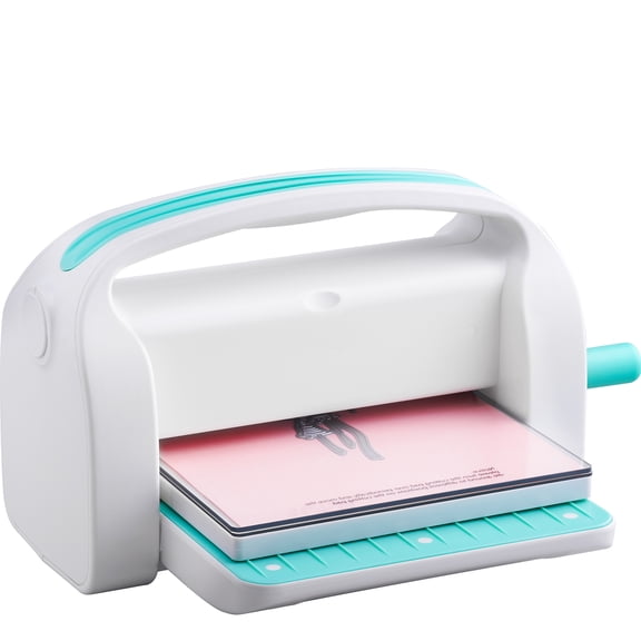 KFFKFF Die Cutting & Embossing Machine for Arts & Crafts, Portable Manual Machine, Scrapbooking & Cardmaking Tools, 9 in, 6 Piece