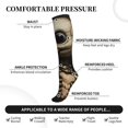 thumbnail image 2 of Pofeuu Duck Bones Print Compression Socks for Women & Men Circulation - Best Support for Nurses,Running,Athletic,Sports, 2 of 7