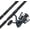 Spin-8'0" Medium Heavy-5000 Reel-2pcs, variant on KastKing Saltwater Fishing Rod and Reel Combo, Spin-7'0" Heavy-5000 Reel-2pcs Graphite Blank, Zirconia Rings, NyliTech Frame & Rotor, EVA Handle- ReKon