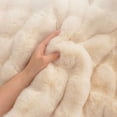 thumbnail image 6 of Lanola Ultra Soft Fluffy Faux Fur Rug, Machine Washable Area Rugs for Bedroom Fluffy Rugs for Living Room, No-Shedding Carpet Sheepskin Rug White 2 x 4 Feet, 6 of 8