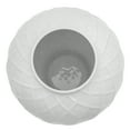 thumbnail image 6 of Red Lantern 20" Diamond Pattern White Temple Jar, 6 of 8