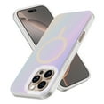 thumbnail image 2 of Magnetic Case for iPhone 13,Compatible with MagSafe Charging, 2-in-1 Metal & TPU Bumper, Ultra Slim Anti-fall Shockproof Protective Laser Gradient Back Phone Case Cover,Gold, 2 of 9