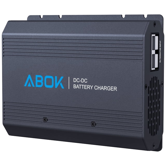 ABOK 500W Alternator Charger (Fast DC-to-DC) | For 95% Solar Generators/Power Stations, RV/Road Trips
