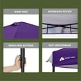 thumbnail image 5 of Ozark Trail 10x10 Instant Pop Up Canopy Tent with Simple Push Setup – Straight Leg Pop-Up Tent for Tailgating, Camping & Events, Purple, 5 of 10