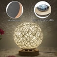 thumbnail image 4 of Amdohai Round LEDs Table Moon Lamp Night Lights USB Ball Lamp Brightness, 4 of 8