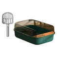 thumbnail image 2 of GROWTH TANK Cat Toilet Rabbit Deep Loo Bedpan Pet Litter Tray Green, 2 of 6