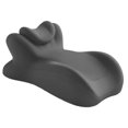 thumbnail image 4 of Almohada de cuña para cama, almohada de cuña de espuma viscoelástica, cojín antideslizante para dormir boca abajo. Negro, 4 of 9