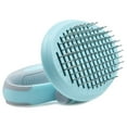 thumbnail image 4 of stanreset Multi-Angle Adjustable Pet Comb Dog Steel Pin Brush Pet Cleaning Comb Pink, 4 of 6
