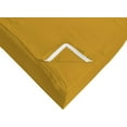 thumbnail image 6 of DNG Creations Zipper Fitted Sheet ( Includes - 1 Elastic Fitted Sheet & 2 Base Sheet has Zipper ) 100% Egyptian Cotton 12 Inch Deep Pocket (Solid Gold - Twin ), 6 of 9