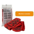 thumbnail image 5 of McKesson Terries Slipper Socks - Double Imprint, Patient Alert - Red, XL, 48 Pairs, 5 of 11