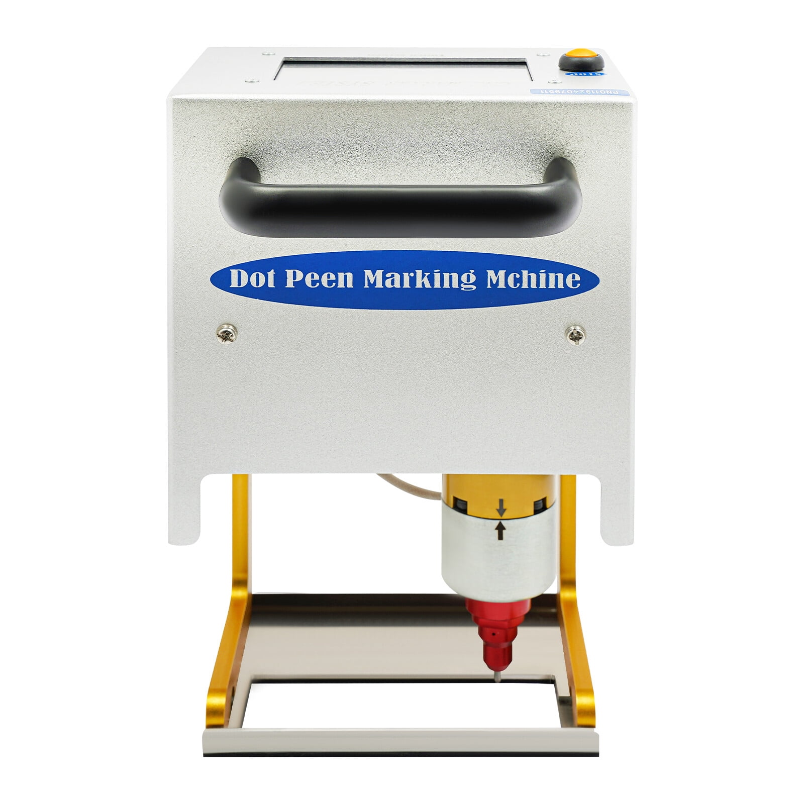 300W Portable Dot Peen Marking Machine Metal VIN Code Engraving Printer with Clear Touch Screen