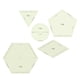 thumbnail image 1 of 5 Piezas Regla de Planchado en Caliente Herramienta de Costura Hogar DIY Artesanía Suministros de Costura Regla de Patchwork a Medida para Medir Plega, 1 of 9