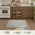 thumbnail image 5 of SIXHOME 2'x3' Floral Area Rug, Washable Non-Slip Traditional Carpet, Soft Botanical Accent Rug for Entryway Kitchen Bedroom, Sage Green, 5 of 7