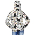 thumbnail image 4 of Pofeuu Funny Puppy Print Kids Active Zipper Sun Protection Jacket Boys Girls Hooded Cooling Shirt Pockets Fishing Running Outdoor-Medium, 4 of 7