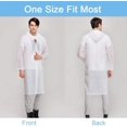 thumbnail image 5 of Poncho de Lluvia, Poncho Impermeable de 2 Piezas, Poncho Reutilizable de Material EVA, Poncho de Lluvia para Mujeres y Hombres, Perfecto para Acampar, Festivales y Senderismo, Blanco, Talla única Sincero Electrónica, 5 of 5