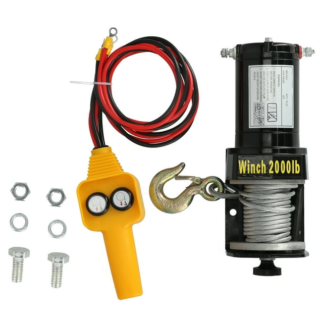 Cabrestante eléctrico NikouMX 12 V 2000 LB herramienta