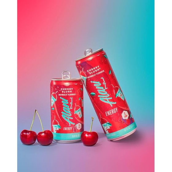 New Alani Mini Energy Drinks, Dream Float, Cherry Slush Variety Pack, Sugar Free, Low Calorie, 100mg Caffine, Energy Boost Drinks 8.4oz Cans (10 pack)