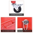 thumbnail image 3 of Costway Chariot Glacière Extérieur Rouge de 80 Pintes pour Terrasse, Bière Glacée, Boisson, Fête, Portable, 3 of 10