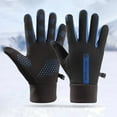 thumbnail image 3 of WTXUE Winter Ski Gloves for Women,Windproof Touchscreen Thermal Gloves,Winter Warm Thickened with Fleece for Skiing Cycling,Work Gloves,Thermal Winter Gloves Waterproof for Men Women Blue One Size, 3 of 5