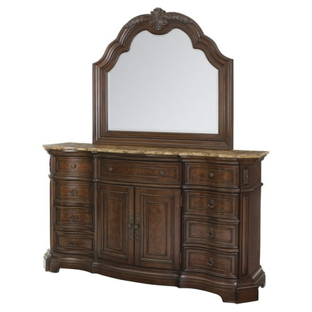 Meridian Cherry - Edington 2-Door 9 Drawer Dresser - European Cherry