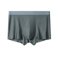 thumbnail image 3 of Xunlbb Men's Boxer Briefs Fashion Solid Breathable Close Fitting Underpants Lightweight Quick Dry Comfortable Briefs Plus Size 4-Way-Stretch Mens Underwear Summer Inner Fit, 3 of 9