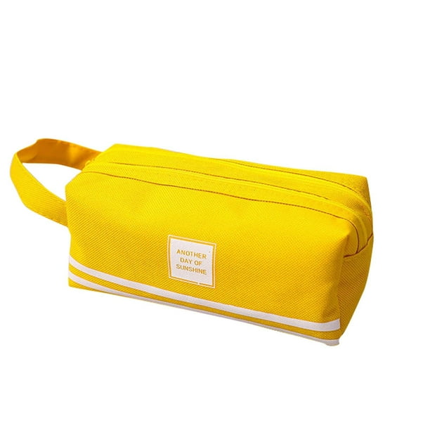 Back-to-School Essentials Practical Pen Holder With Zipper Multi-purpose Cosmetic Bag Cosmetic Bag