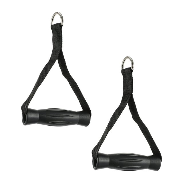 CUITING 2 Pcs Handle Gym Equipment for Home Cable Machines Exercise Heavy Duty Fitness Handles Grip Pulley Light Plastic