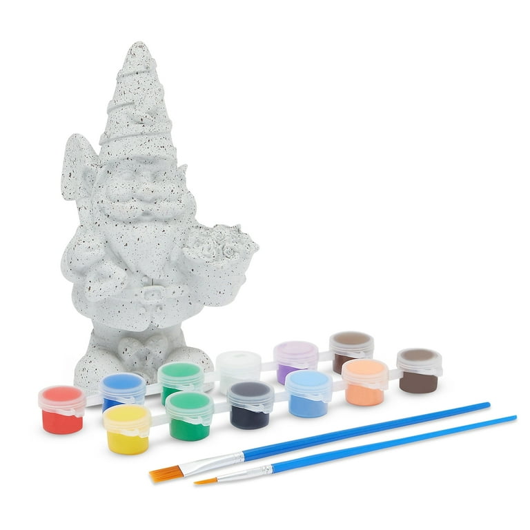 Gnomes Ceramic Painting Kit for Kids Adults and Teens with 3ml