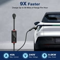 thumbnail image 5 of AVAPOW Level 2 Portable EV Charger, 240V 40A Electric Car Charger with 25FT Charging Cable, Plug-in EV Charging Station with NEMA 14-50 Plug, 5 of 8