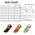 thumbnail image 6 of Ablanczoom Womens Sandals Shoes String Beads Arch Support Summer Comfort Flat Beach Sandal for Women, 6 of 9