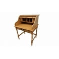 thumbnail image 2 of HomeRoots Rustic Style Mini Roll Top Desk, Harvest Oak, 2 of 2
