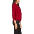 thumbnail image 2 of Women's Elegant Long Sleeve Blazer – Solid Button-Front Casual Style, 2 of 4