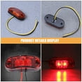 thumbnail image 6 of 10pcs Trailer Truck Light LED Side Marker Lights Trailer Signal Lights Stop Turn Tail Light Truck RV Exterior Marker Lights Car Vehicles Mount Accessories, 6 of 6