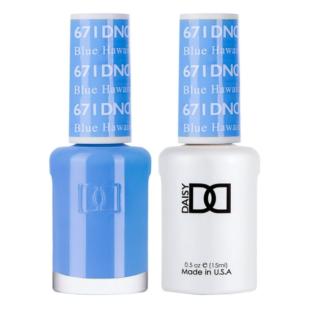 Set de esmaltes en gel DAISY DND Blue Collection 671 Blue Hawaiian