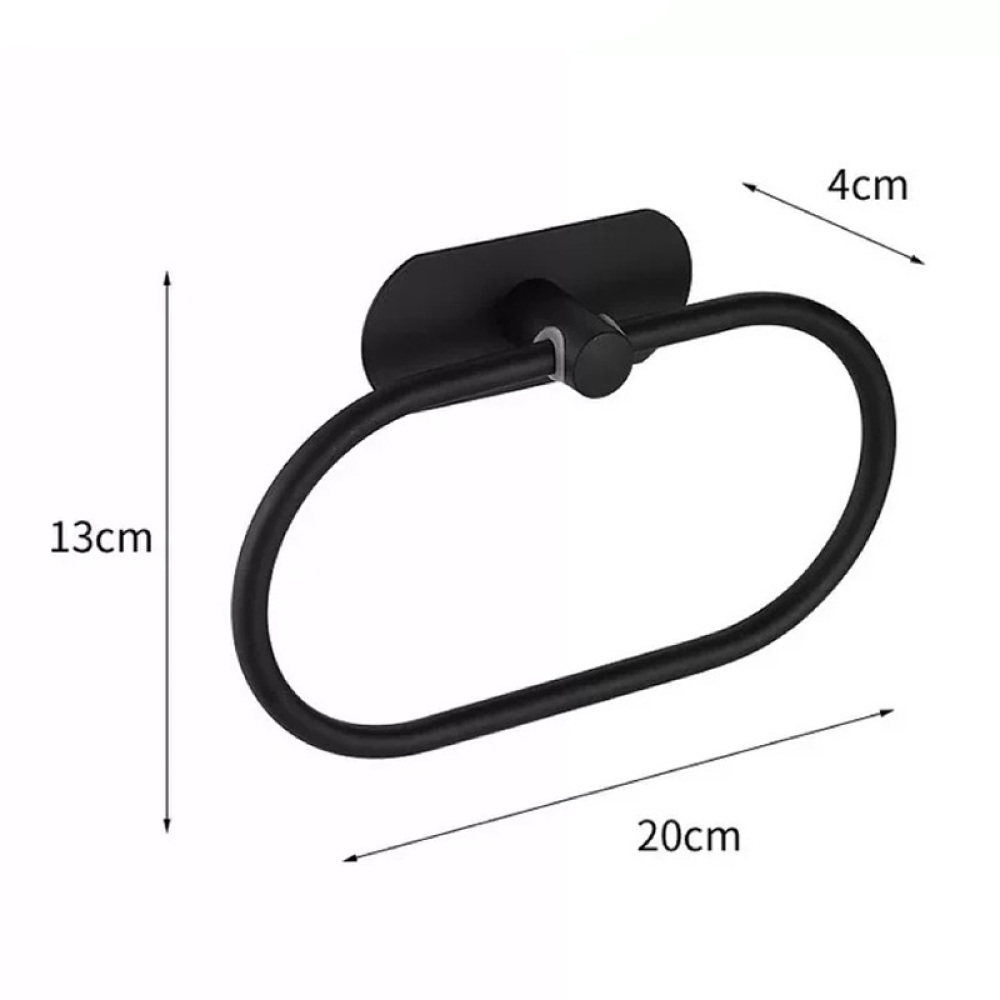 HXmeiye Oval Towel Ring Stainless Steel Hanger Towel Rail for Bathroom