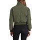 thumbnail image 3 of Chaqueta bomber de invierno para mujer INSPIRE CHIC, abrigo holgado acolchado, cortado, color verde, 3 of 6
