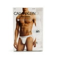 thumbnail image 3 of Calvin Klein Men's Cotton Stretch 3-Pack Jock Strap Underwear, White \ Black,L - US, 3 of 4
