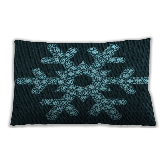 Ahgly Company Indoor Rectangular Contemporary Lumbar Throw Pillow, 13 inch by 19 inch