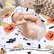 thumbnail image 4 of Cloele Sábana bajera ajustable para cuna de calabaza de Halloween, dinosaurio, para niños y niñas, 1 paquete de sábanas acogedoras para cuna estándar y colchones para niños pequeños, colchón de cuna d, 4 of 4