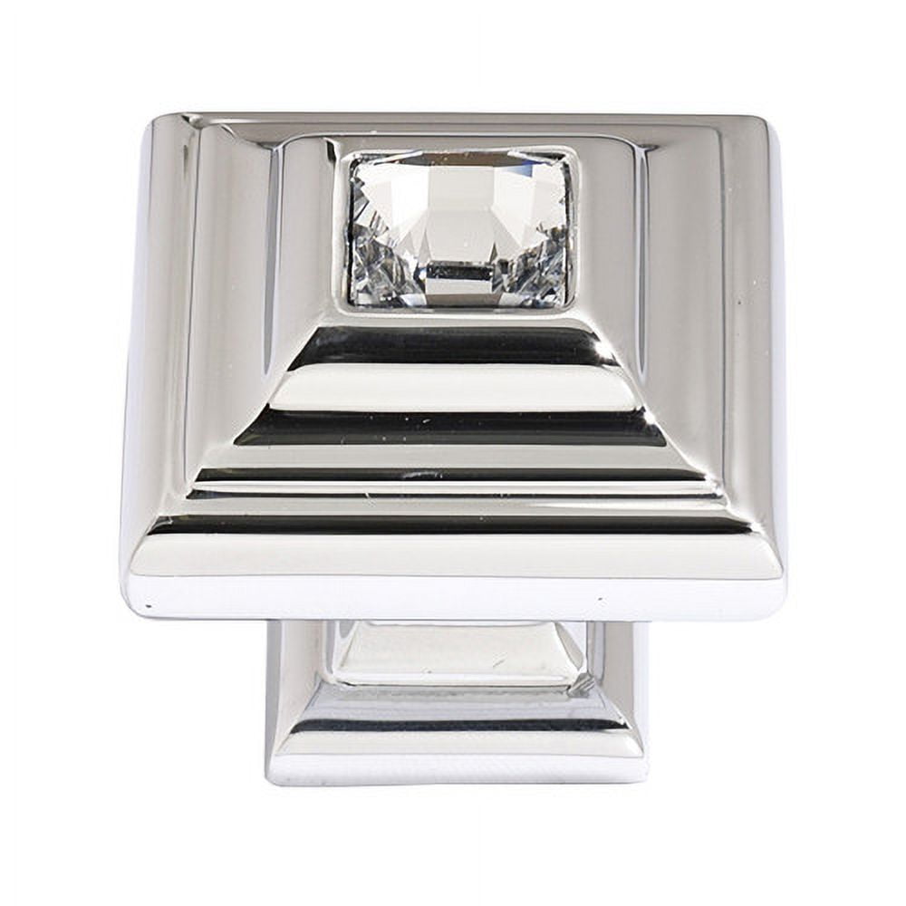 Alno C213-CLR/BRZ Solid Brass 1.25" Stacked Square Luxury Designer Cabinet Knob - Bronze