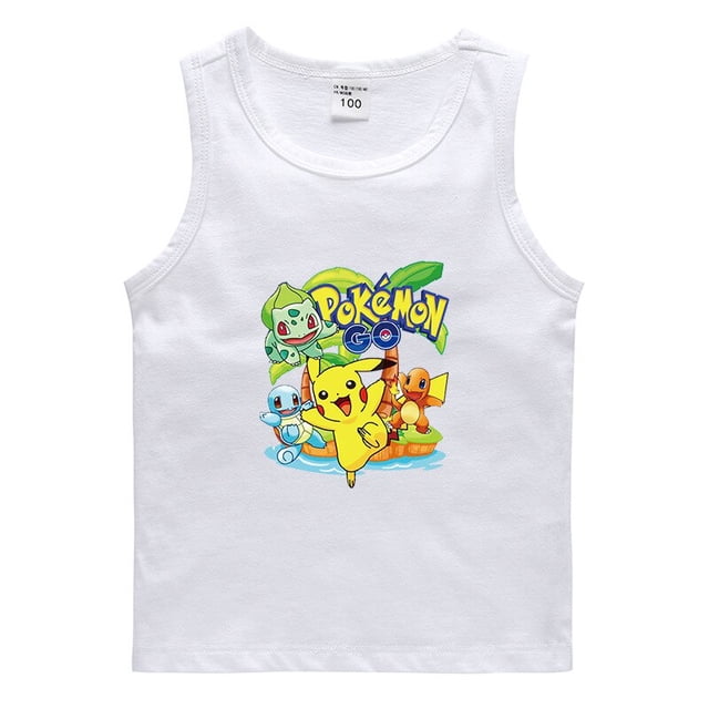 Ropa de bebé Pokemon Pikachu, chándal informal, ropa de algodón puro, camisetas de verano para bebés y pantalones para niños, ropa deportiva Ou qym unisex