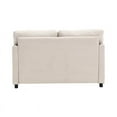 thumbnail image 6 of Loveseat Sofa, 52" Modern Upholstered 2 Seater Sofa Couch with Thick Removable Seat Cushion, Chenille Fabric Deep Seat Sofa for Living Room Small Space Apartment, Beige, 6 of 7