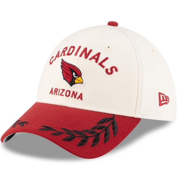 Men's New Era Cream/Cardinal Arizona Cardinals 2025 NFL Draft 39THIRTY Flex Hat
