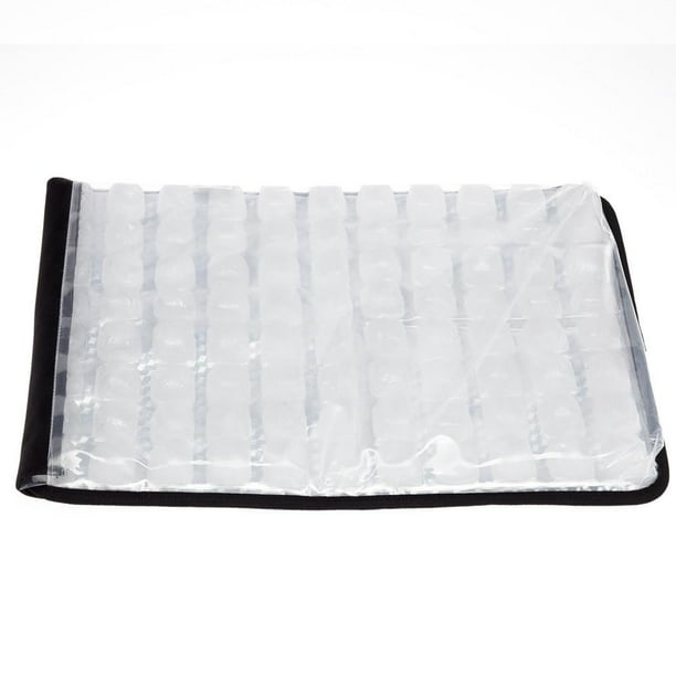FlexiFreeze Party Mat Chiller, Cool Serving Tray for Cold Food Black
