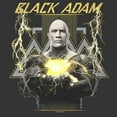 thumbnail image 2 of Men's Black Adam Black and White Posing  Graphic Tee Charcoal Heather Small, 2 of 5