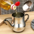 thumbnail image 4 of Nvzi Stainless Steel Oil Strainer Pot Bacon Grease Container Oil Dispenser with Removable Strainer Oil Separator Grease Storage Pot for Kitchen, 4 of 5