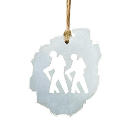 

Couple Hiking Pendant Metal Rope Decoration Pendant Gift