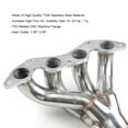 thumbnail image 6 of Stainless Racing Manifold Header Exhaust For 01-05 HONDA CIVIC DX/LX D17 1.7 EM2/ES1, 6 of 7