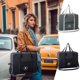thumbnail image 1 of Bolsa de viaje plegable - Bolsa deportiva grande de gimnasio de 45L con tirante al hombro, tela Oxford resistente al agua, equipaje de mano para la noche de fin de semana para hombres y mujeres, 1 of 7