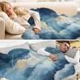 thumbnail image 5 of Wobogo Nice Starry Sky Flannel Blanket Fluorescent Effect in The Dark Four Seasons of Comfortable and Soft Skin Friendly Sheet 70×55in, 5 of 8